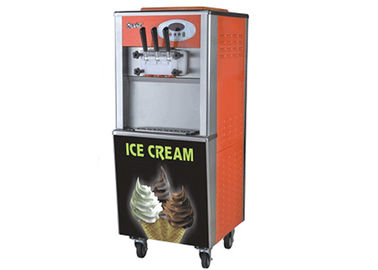 Macchina del gelato/congelatore di frigorifero commerciali con la pompa di aria e lo schermo di LCD