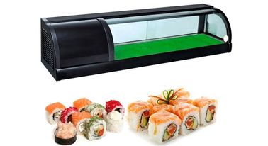 Il sushi del ripiano montra il grado commerciale dei frigoriferi 4 - 8 del congelatore