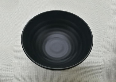 Ciotola d'imitazione della porcellana della ciotola di Noodels di colore del nero del peso 271g del diametro 16cm
