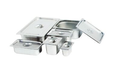 Pentole d'argento/pentole dell'acciaio inossidabile del ristorante 0.8mm per alimento, 325x265mm