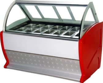 Vetrina commerciale economizzatrice d'energia del congelatore di frigorifero del gelato