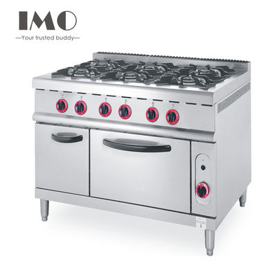 Gamma commerciale del bruciatore del gas 6 della cucina con Oven Hotel Kitchen Equipment