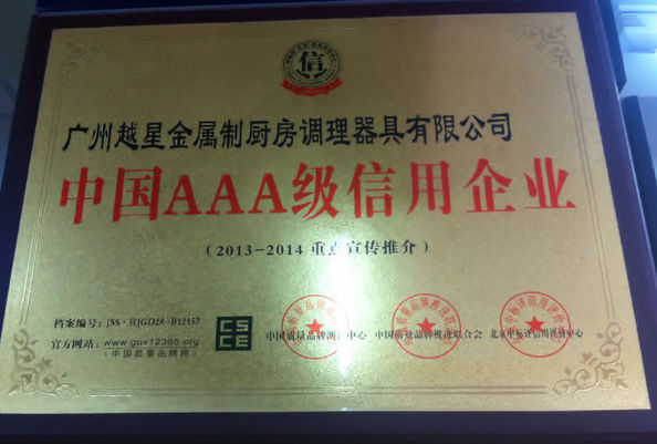 Porcellana Guangzhou Surpastar Kitchenware Manufacturing Co.,Ltd Certificazioni