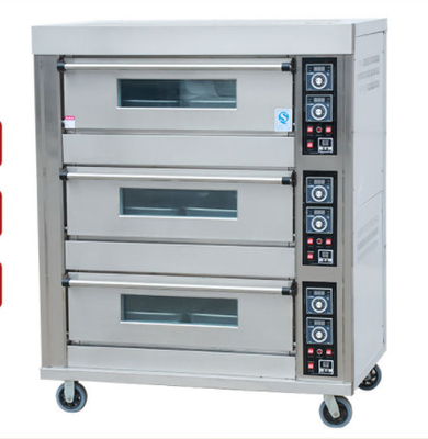 Controllo della temperatura di temporizzazione del forno commerciale a gas elettrico da 120 kg 600 * 400 mm