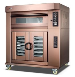 3 forni elettrici di cottura della piattaforma per pane/del controllo della temperatura macchina indipendente del forno per panetteria di Luxuly anche