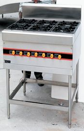 Tipo pavimento 40KW stufa da cucina commerciale a gas 4-8 bruciatore