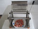 Spessore manuale della fetta della taglierina 8mm della salsiccia del hot dog dell'affettatrice della salsiccia delle attrezzature di trasformazione dei prodotti alimentari dell'acciaio inossidabile