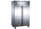 A quattro porte commerciale Portata-nella gamma a doppia temperatura +6°C del congelatore e del frigorifero a -6°C/-6°C a -15°C