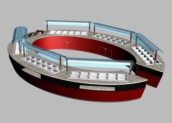 Apparecchiature per buffet commerciali Tavoli da buffet da ristorante di forma ovale e rotonda