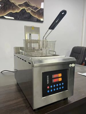 Fritura in acciaio inossidabile multifunzionale Fritura automatica con sollevamento dell'olio Friturazione macchina Vaso per pollo tagliato Frittate Francesi Patate Pesce