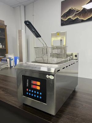 Fritura in acciaio inossidabile multifunzionale Fritura automatica con sollevamento dell'olio Friturazione macchina Vaso per pollo tagliato Frittate Francesi Patate Pesce