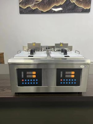 Fritura in acciaio inossidabile multifunzionale Fritura automatica con sollevamento dell'olio Friturazione macchina Vaso per pollo tagliato Frittate Francesi Patate Pesce