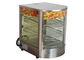 vetrina calda elettrica dello scaldavivande di 850W 220V, armadietto di esposizione dello scaldino della pizza del controsoffitto