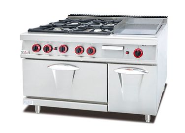Apparecchiature di cottura combinate Apparecchiature a gas 6 Bruciatore con forno