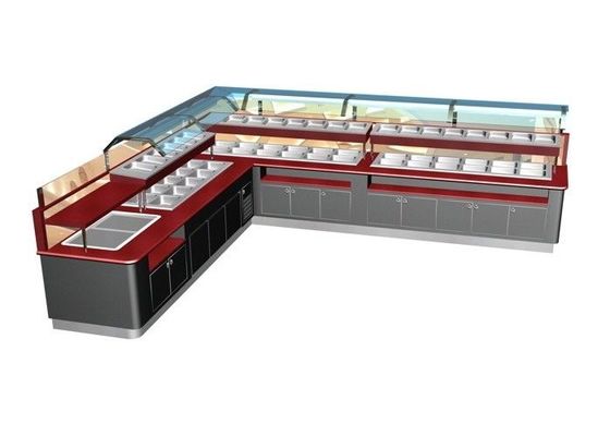 Apparecchiature da buffet commerciali per ristoranti a forma di L